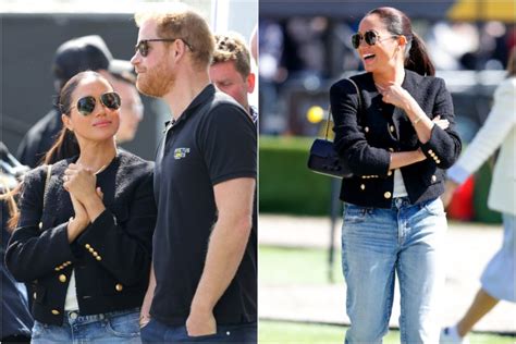 megan markle celine|Meghan Markle's Invictus Games Celine Jacket: 11 Similar.